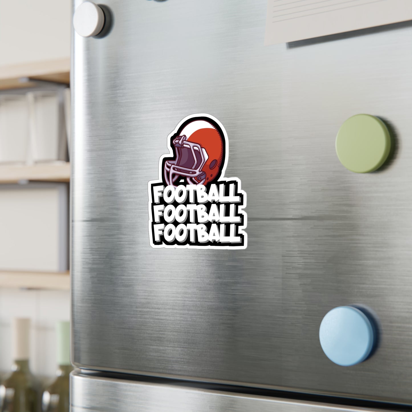 Football Football Football - Rugby Sticker for Wall, Laptop, Window, Truck, Car Rugby Gift Vinyl Football Decal Sticker