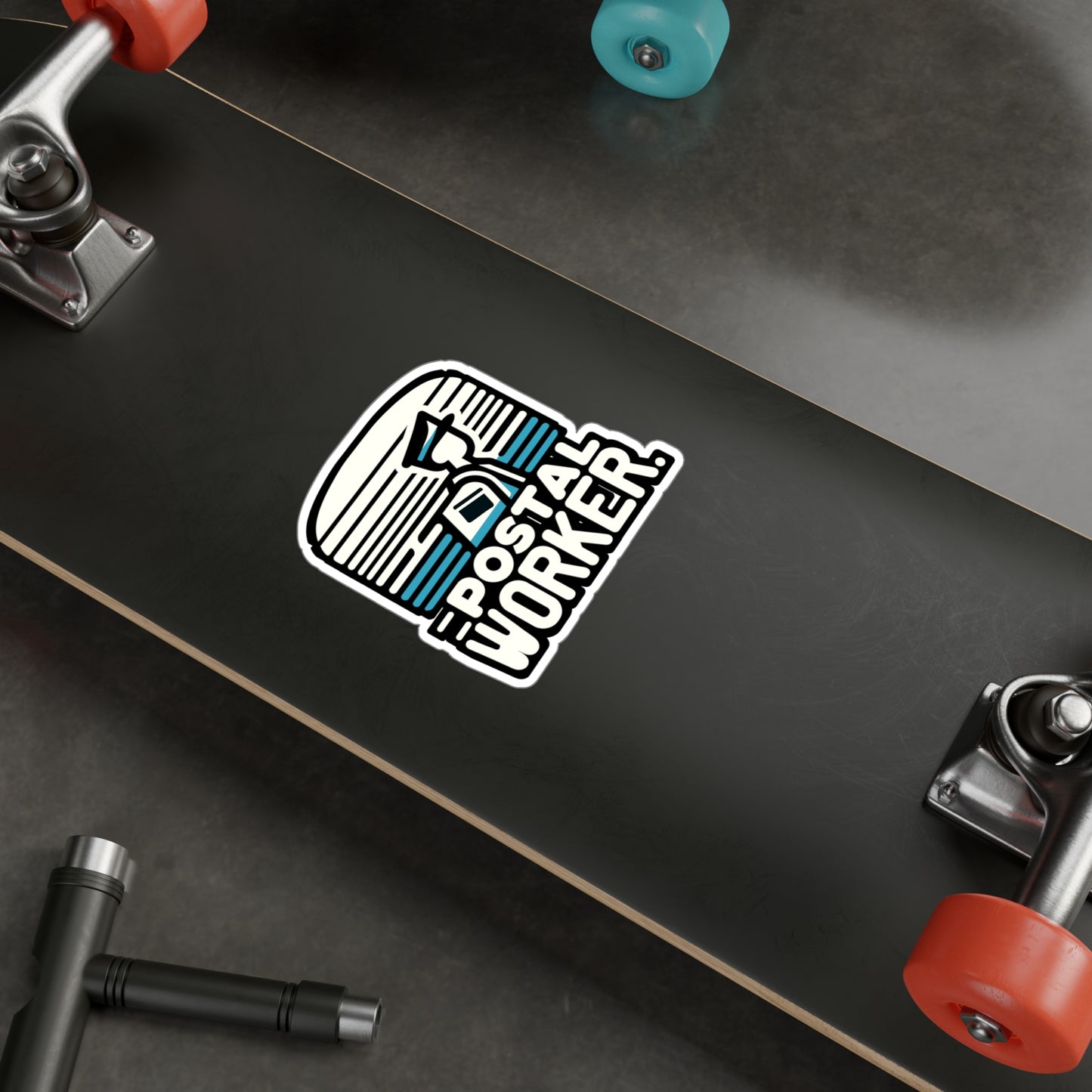 Postal Worker - Postal worker Sticker for Laptop Sticker. Water Bottle Sticker, Vinyl Funny postal worker Decal - Postal worker Gift