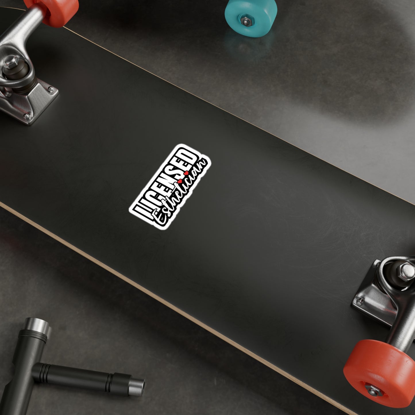 Licensed Esthetician | Beautician Sticker | Esthetician Decals | Makeup-artist Laptop Sticker | Beautician Gift | Esthetician Gift