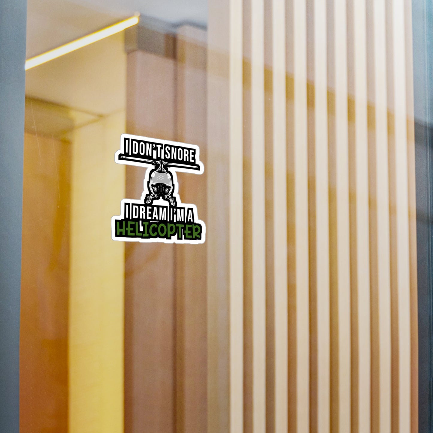 I'm A Helicopter | Helicopter Sticker | Chopper Decals | Helipad Laptop Sticker | Helicopter Gift | Chopper Gift