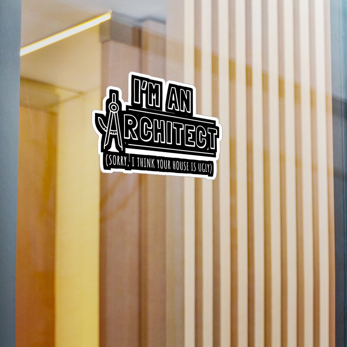 I'm An Architect - Architecture Sticker for Laptop Sticker. Water Bottle Sticker, Vinyl Studio Decal - Architecture Gift