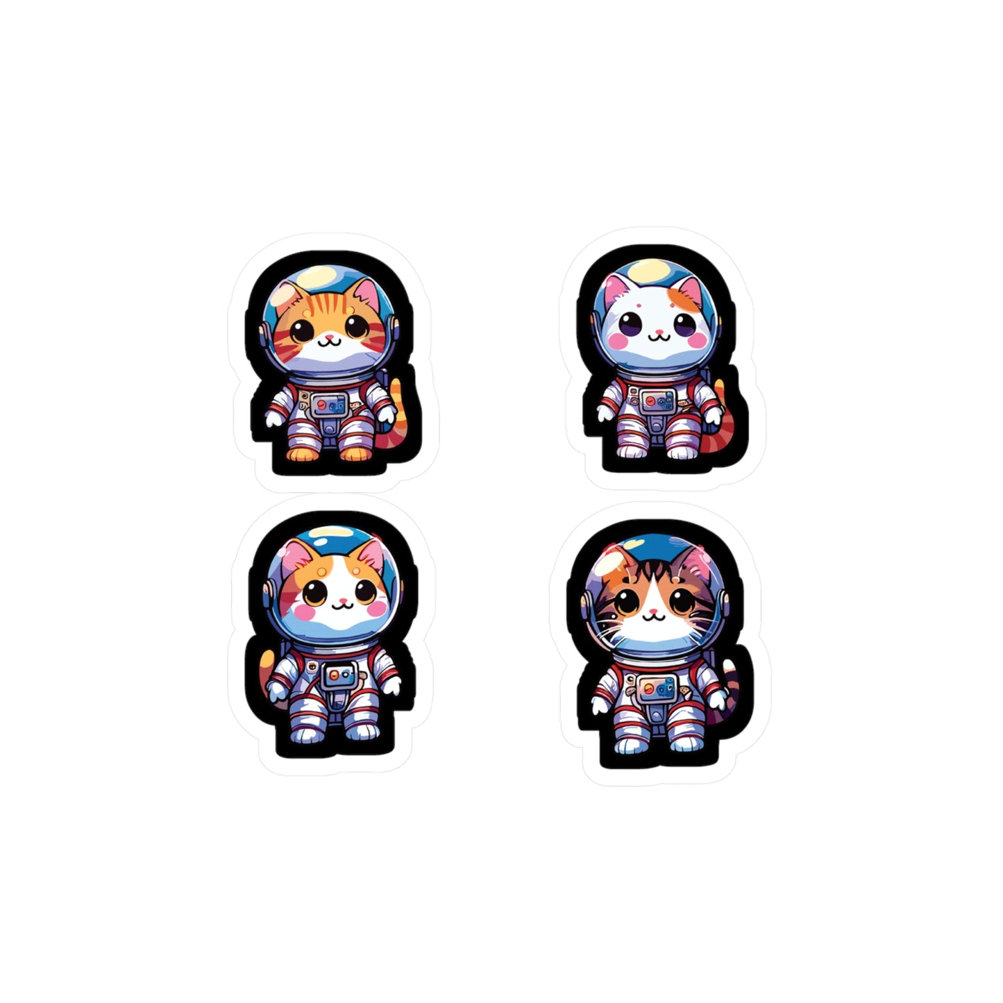 Astronaut Cat - Space Sticker for Car Window Laptop Sticker. Water Bottle Sticker, Vinyl Astronaut Decal, Cadet Sticker - Space Gift