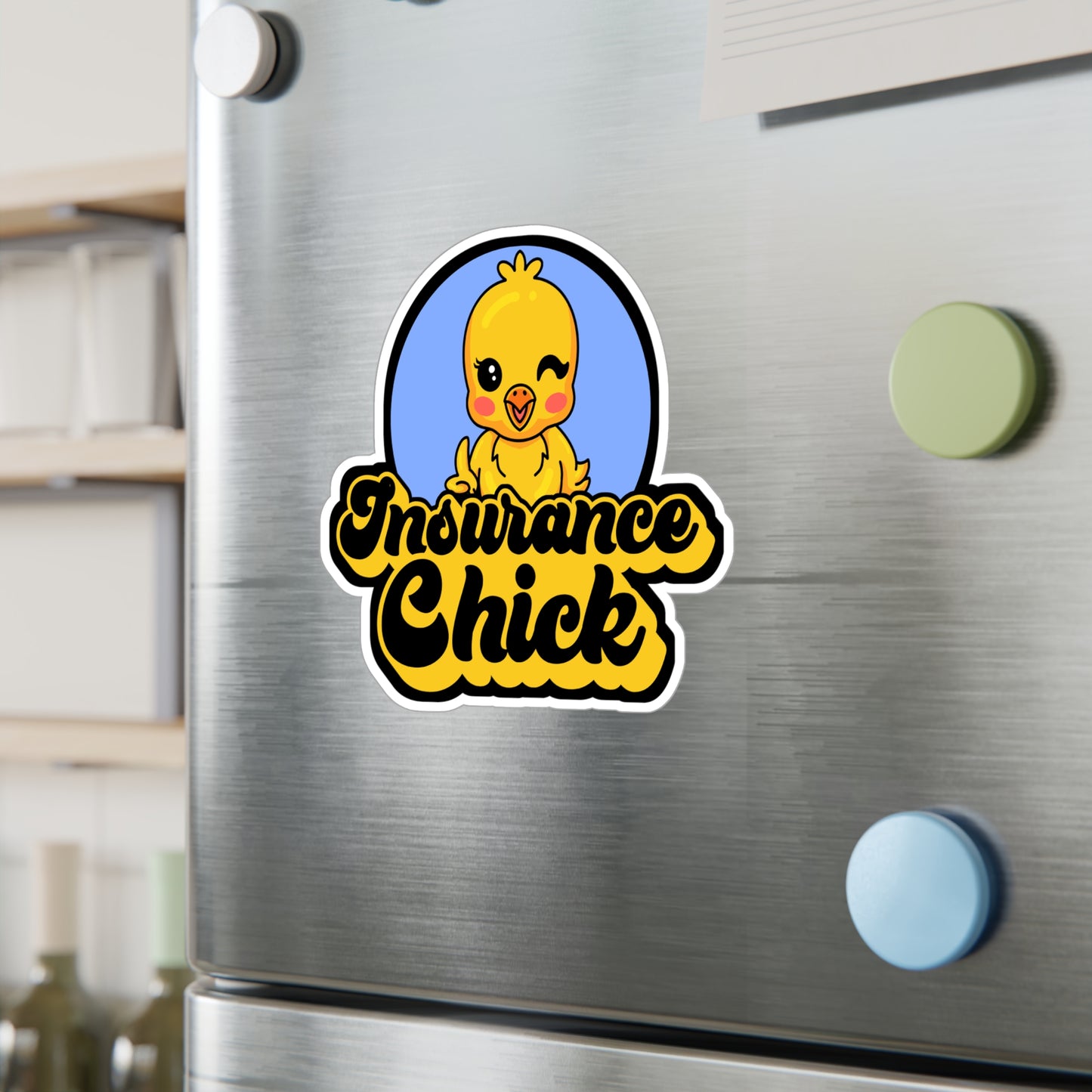 Insurance Chick | Insurance-agent Sticker | Policy Decals | Premium Laptop Sticker | Insurance-agent Gift | Policy Gift