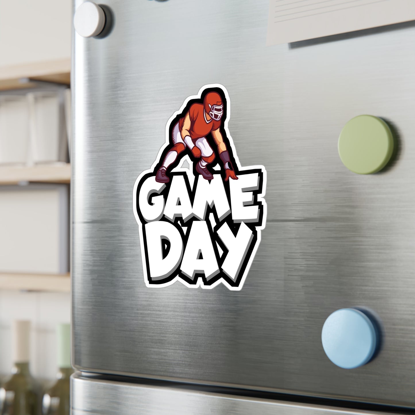 Game day - Rugby Sticker for Wall, Laptop, Window, Truck, Car Rugby Gift Vinyl Football Decal Sticker