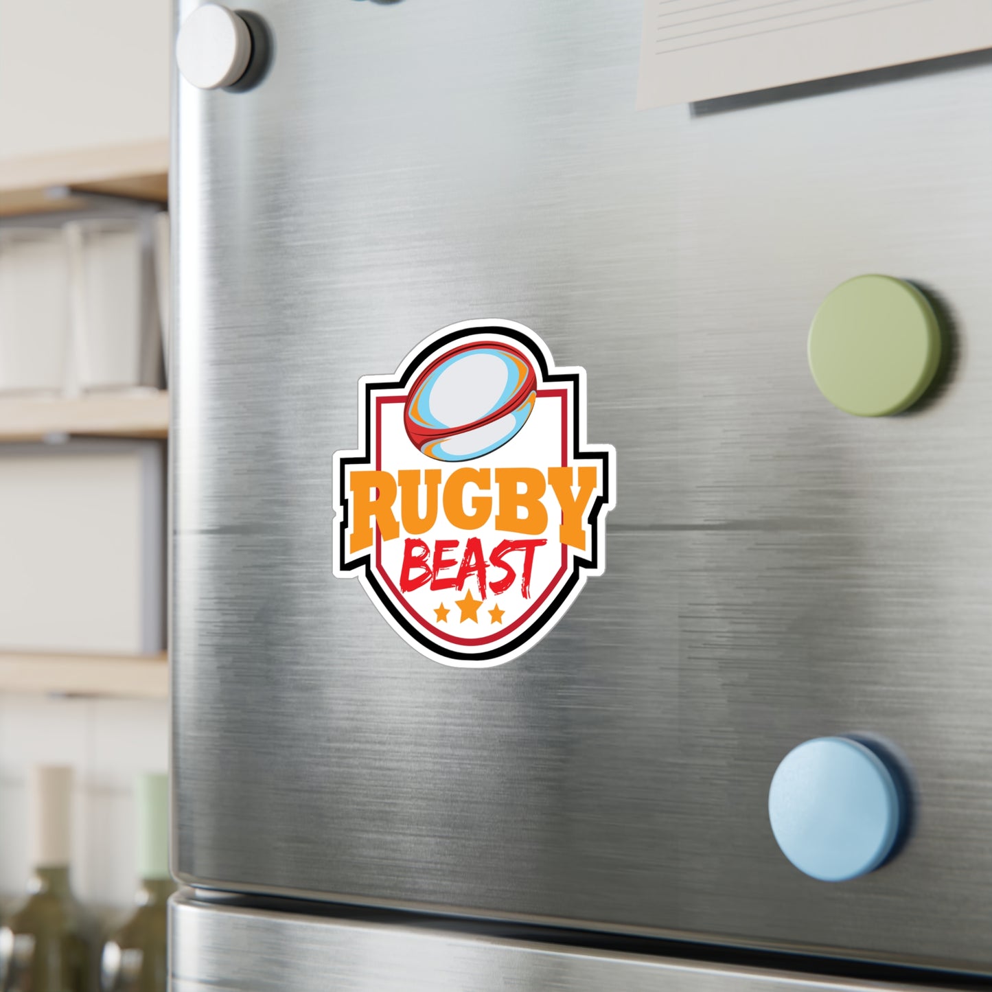 Rugby Player - Rugby player Sticker for Laptop Sticker. Water Bottle Sticker, Vinyl Quote Decal - Rugby player Gift