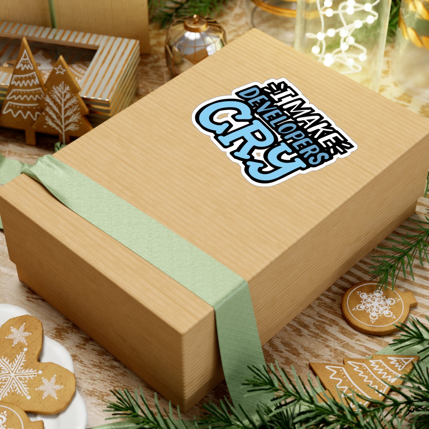 I Make Developers Cry - Sqa Sticker for Laptop Sticker. Water Bottle Sticker, Vinyl Software-quality Decal - Sqa Gift