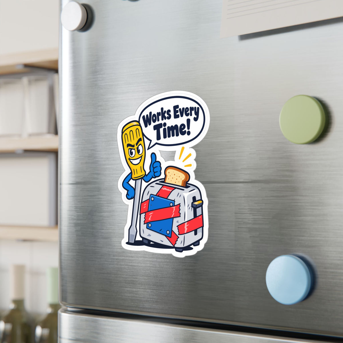 Upcycling Sticker – Works Every Time! Recycling Art Decals for Laptop and Water Bottle, Celebrating Sustainability