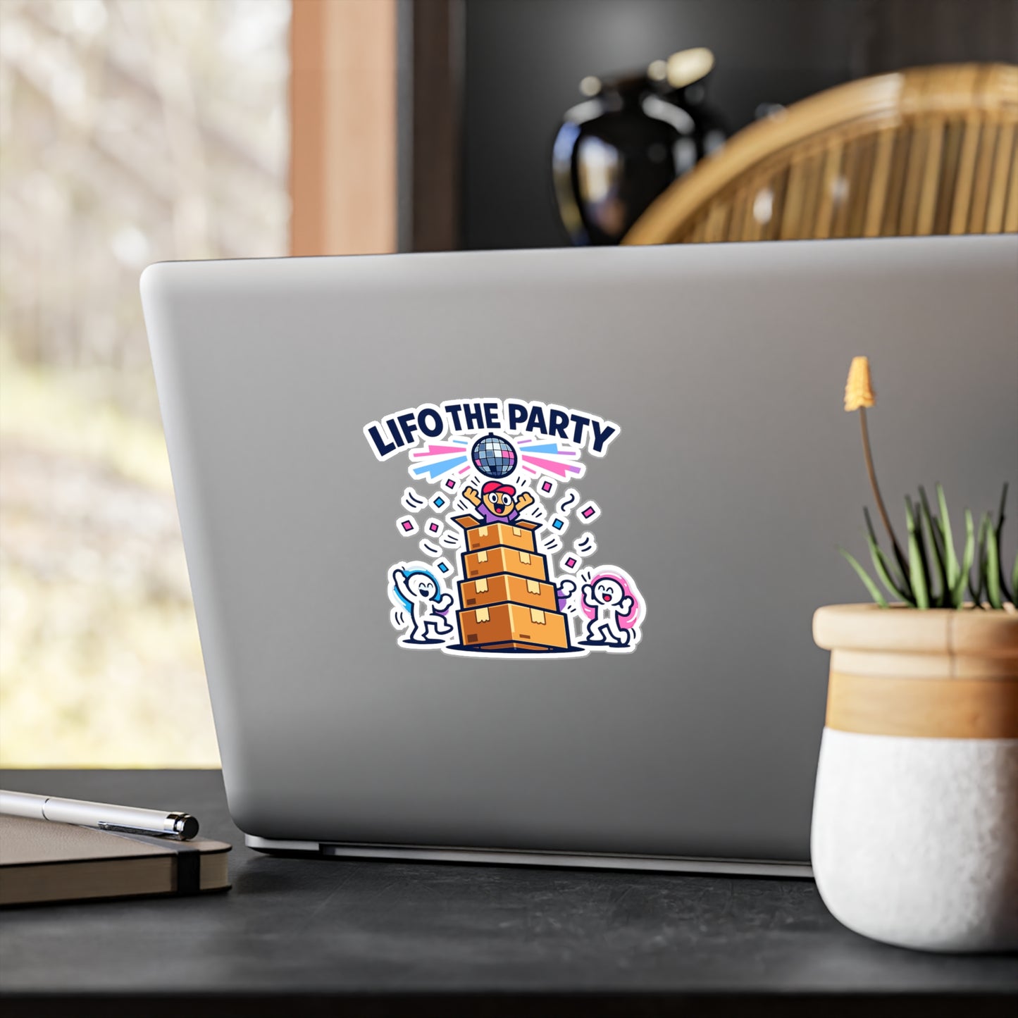 Accountant  Sticker LIFO the Party Funny Accounting Decals Waterproof Vinyl for Laptop Water Bottle Balance Spreadsheet Amortization
