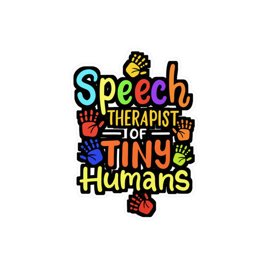 Speech Therapist - Speech-pathology Sticker for Laptop Sticker. Water Bottle Sticker, Vinyl Phoneme Decal - Speech-pathology Gift