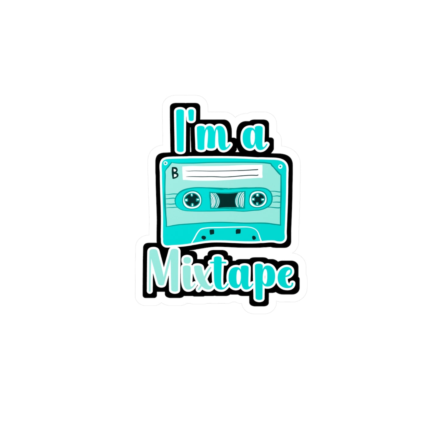 I'm a Mixtape - Pride Sticker for Wall, Laptop, Window, Truck, Car Pride Gift Vinyl Lgbt Decal Sticker