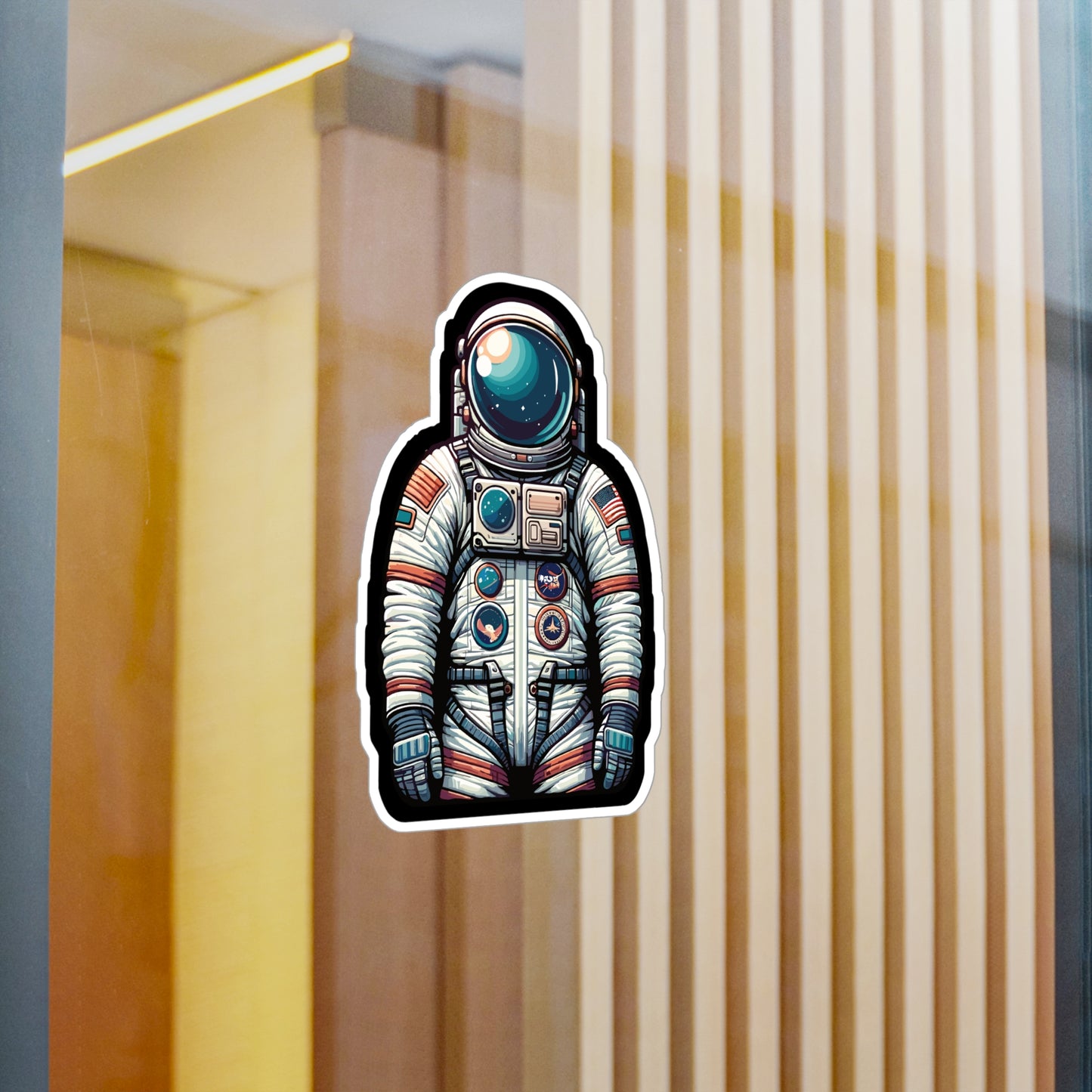 Astronaut - Space Sticker for Car Window Wall Laptop Sticker. Water Bottle Sticker, Vinyl Astronaut Decal, Cosmos Sticker - Space Gift