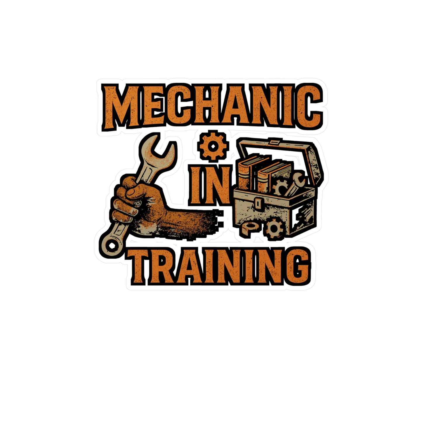 Mechanic in Training – Sticker for Laptop, Water Bottle & Automotive Enthusiast Gifts