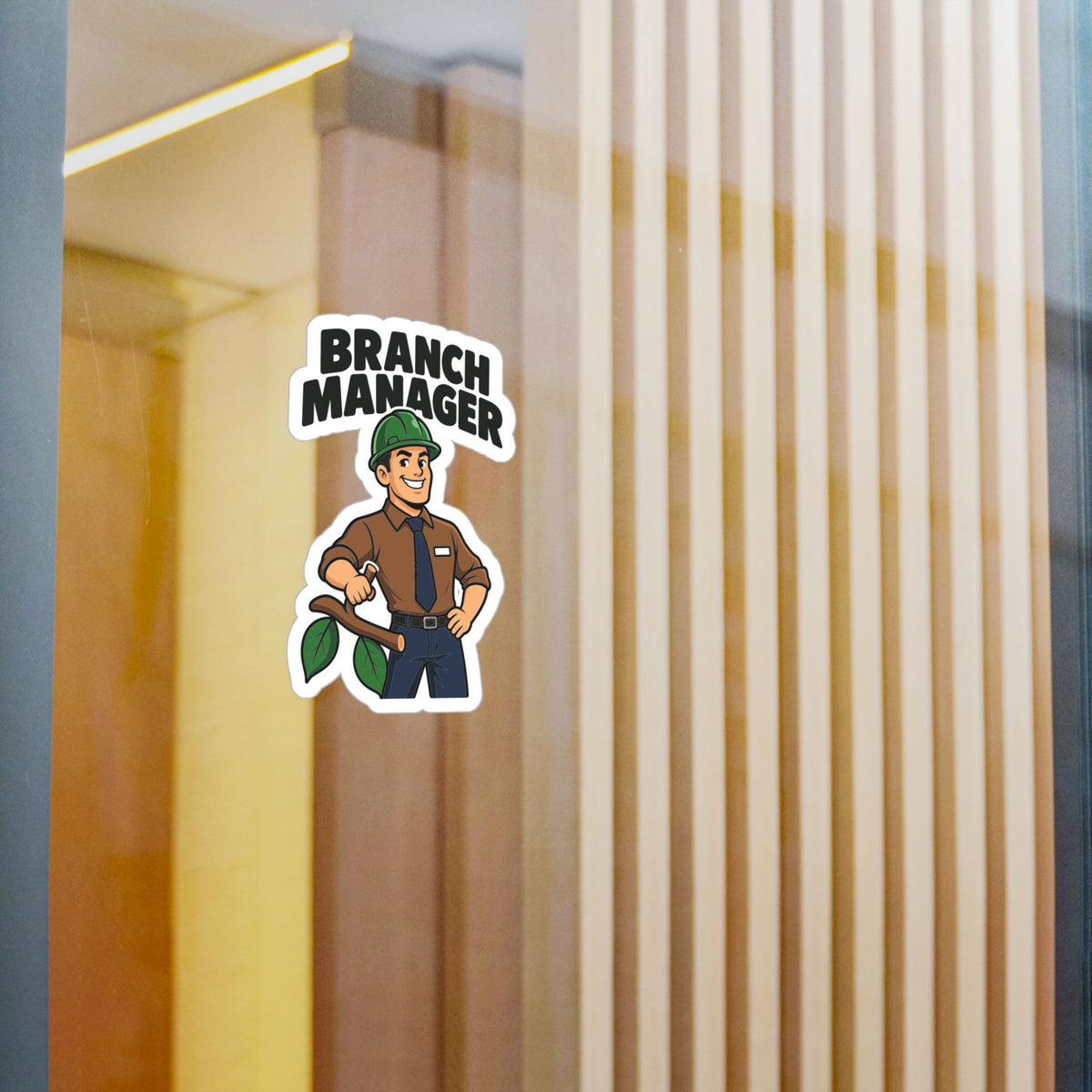 Tree Sticker - Branch Manager Design for Tree Workers, Laptop and Water Bottle Decals