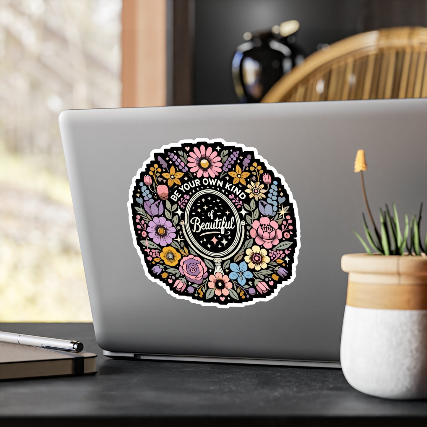 Be Your Own Kind of Beautiful - Self-love Sticker for Laptop Sticker. Water Bottle Sticker, Vinyl Empowerment Decal - Self-love Gift