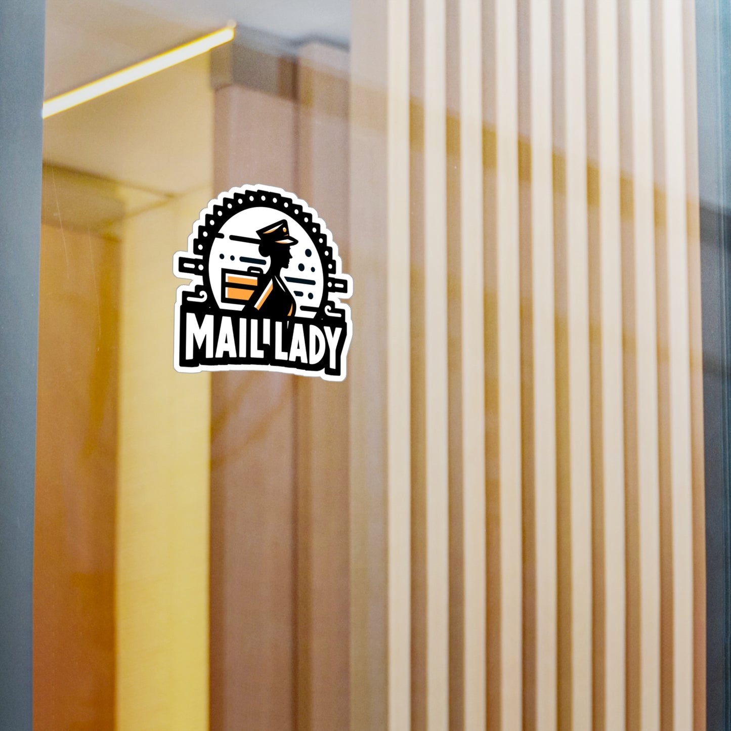 Mail Lady - Postal worker Sticker for Car Laptop Sticker. Water Bottle Sticker, Vinyl Funny postal worker Decal - Postal worker Gift