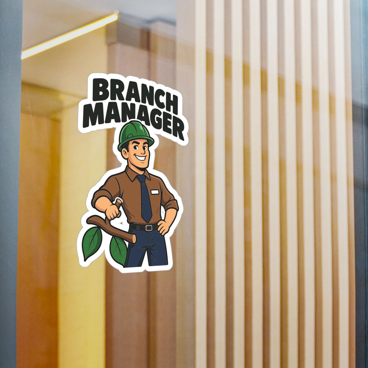 Tree Sticker - Branch Manager Design for Tree Workers, Laptop and Water Bottle Decals