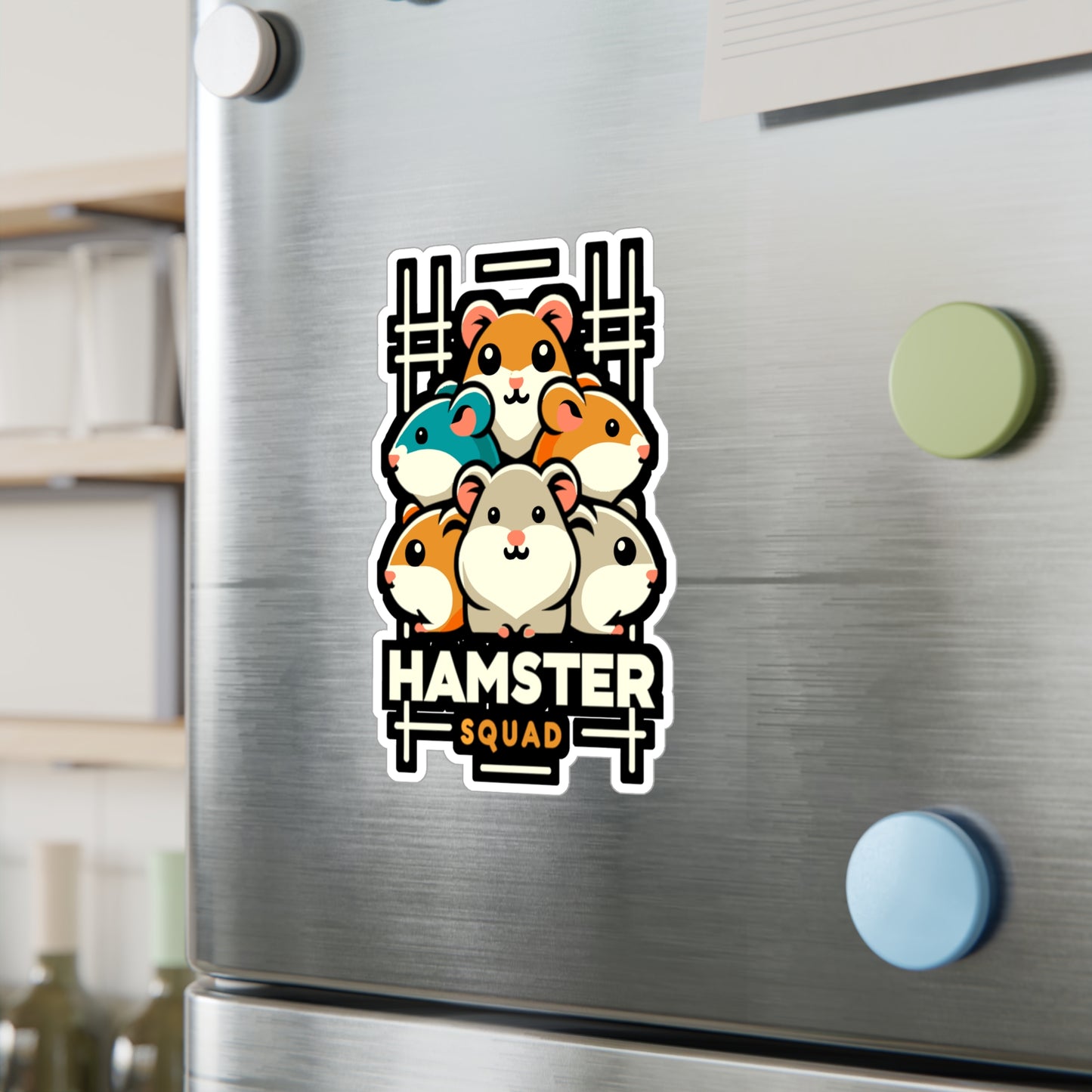 Hamster Squad - Hamster Sticker for Car Window Laptop Sticker. Water Bottle Sticker, Vinyl Guinea pig Decal, Hamster Sticker - Hamster Gift