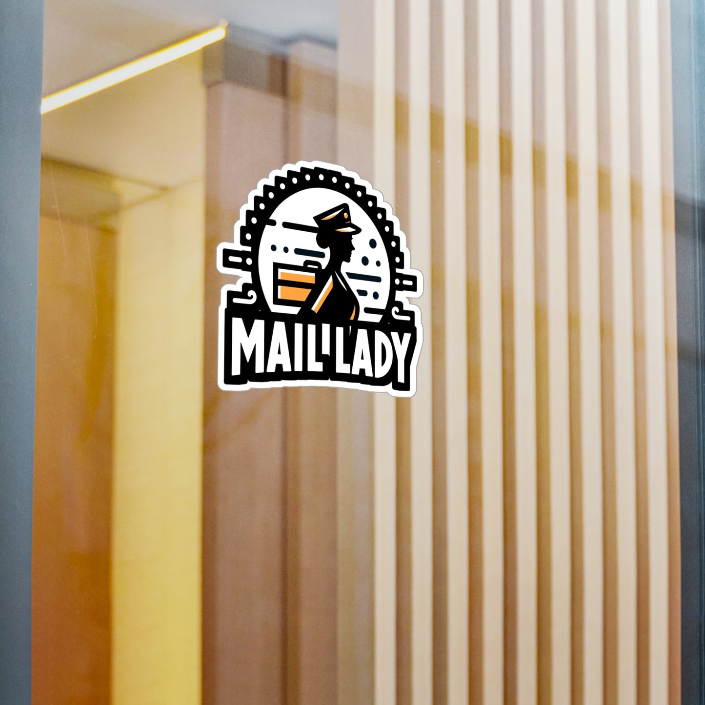 Mail Lady - Postal worker Sticker for Car Laptop Sticker. Water Bottle Sticker, Vinyl Funny postal worker Decal - Postal worker Gift