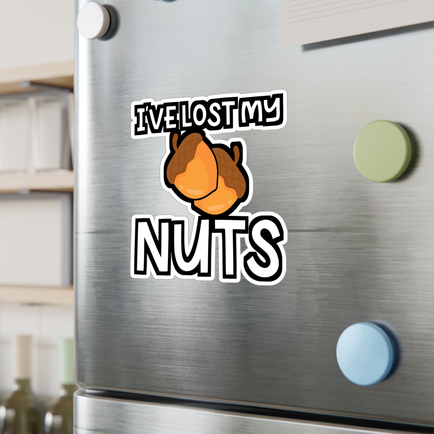 I've Lost My Nuts | Vasectomy Sticker | Childproofing Decals | Parenthood Laptop Sticker | Vasectomy Gift | Childproofing Gift