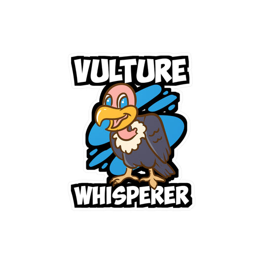 Vulture Whisperer - Vulture Sticker for Laptop Sticker. Water Bottle Sticker, Vinyl Scavenging Decal - Vulture Gift
