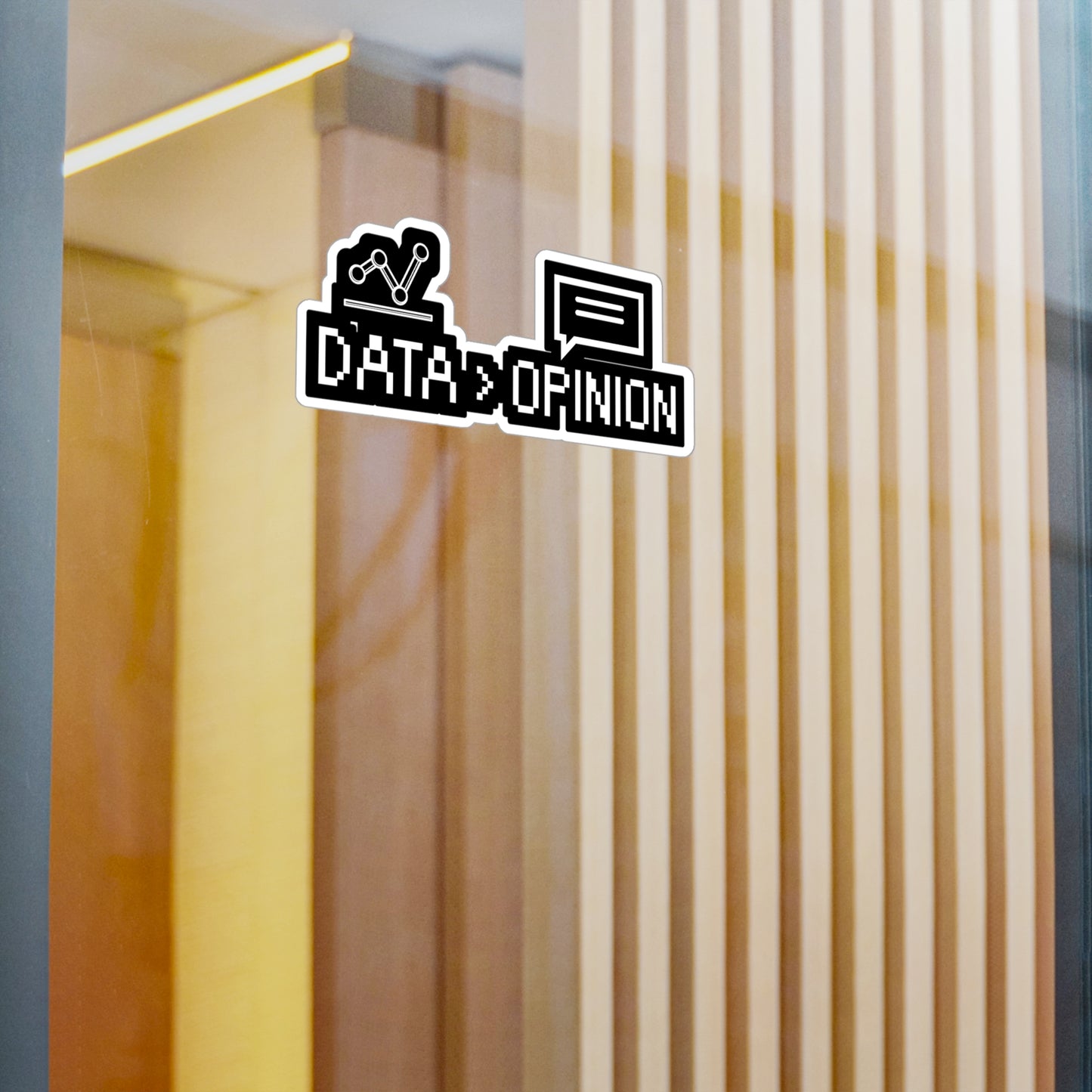 Data Opinion - Software developer Sticker for Wall, Laptop, Window, Truck, Car Software developer Gift Vinyl Computer Decal Sticker