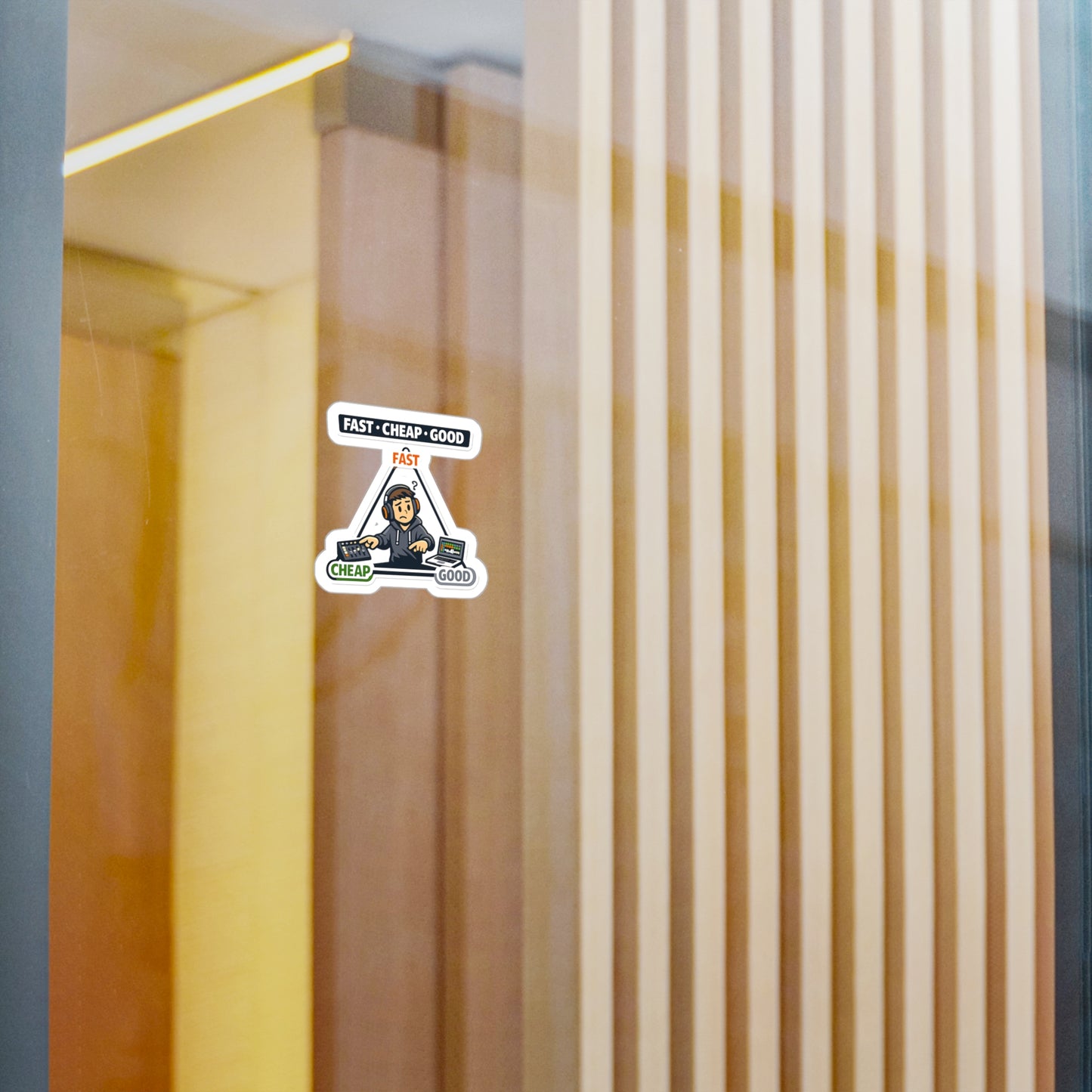 Audio Engineer Sticker Fast • Cheap • Good Vinyl Waterproof Decals for Laptop, Water Bottle, Sound Engineer Audio Technician Monitor