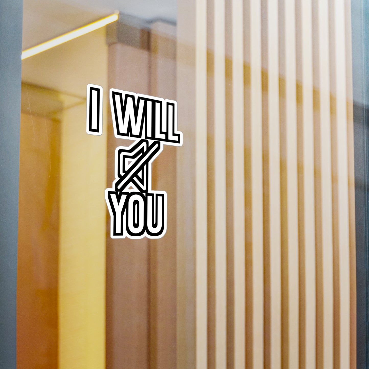 I will mute you - Music Sticker for Wall, Laptop, Window, Truck, Car Music Gift Vinyl Funny Decal Sticker