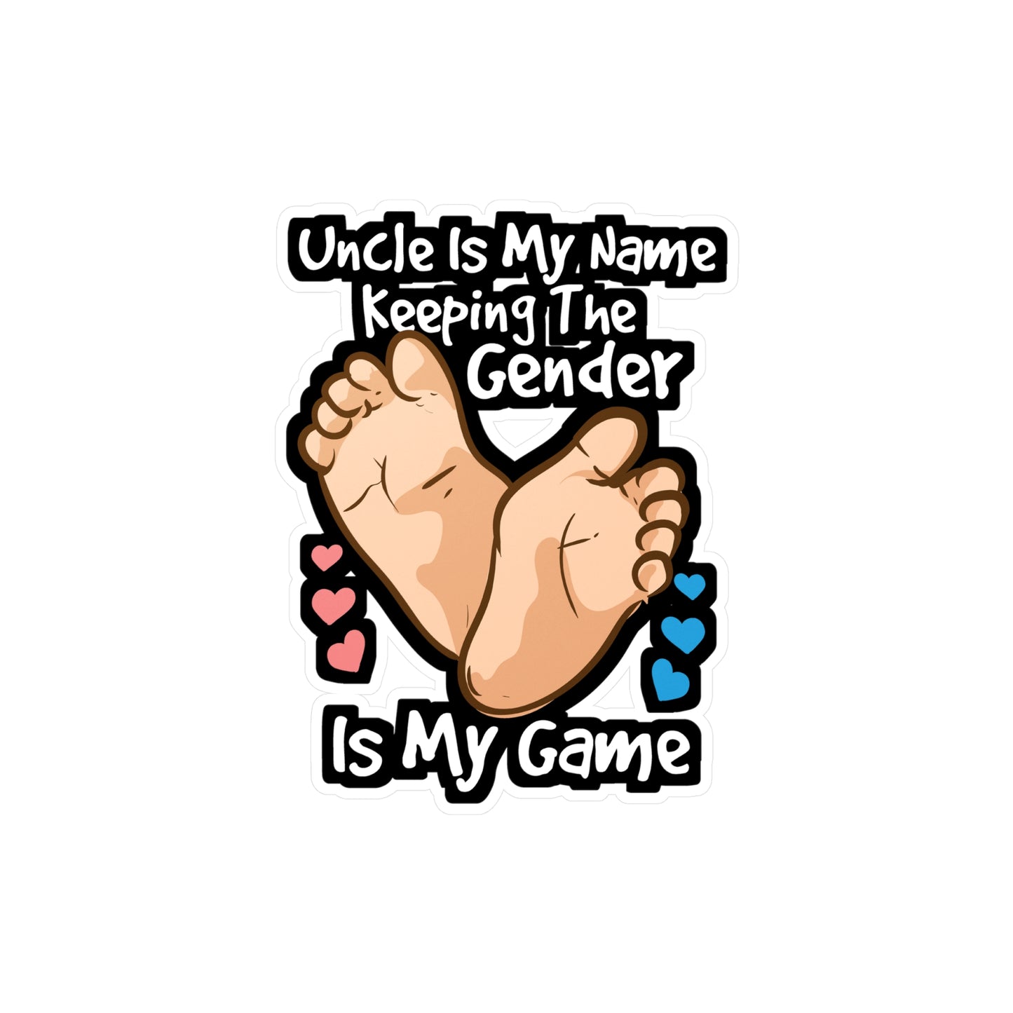 Keeping The Gender Is My Game | Gender-reveal Sticker | Pink Decals | Camo Laptop Sticker | Gender-reveal Gift | Pink Gift