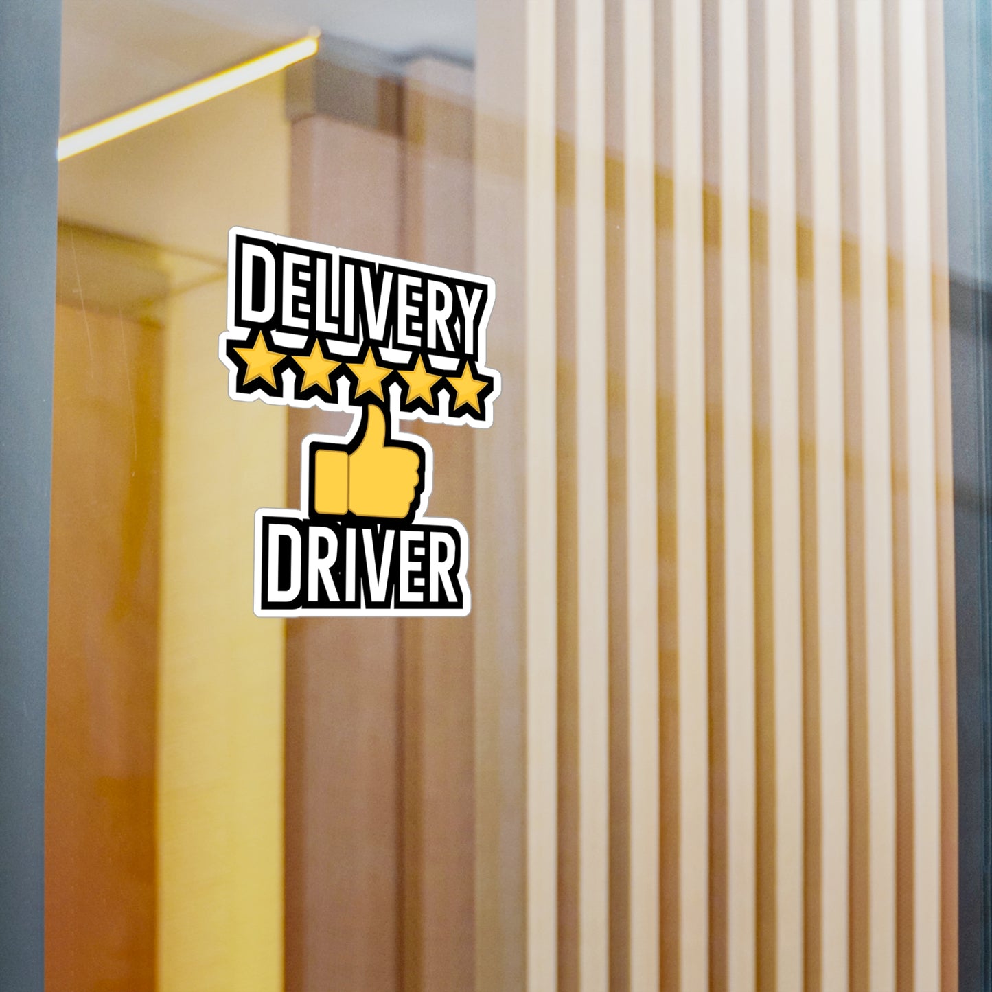 Delivery Driver - Stamp Sticker for Wall, Laptop, Window, Truck, Car Stamp Gift Vinyl Mail Decal Sticker