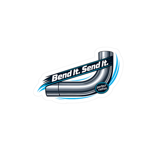 Electrician Sticker Bend It. Send It. Funny Cable Wire Stripper Design, Waterproof Vinyl decals for Laptop Toolbox