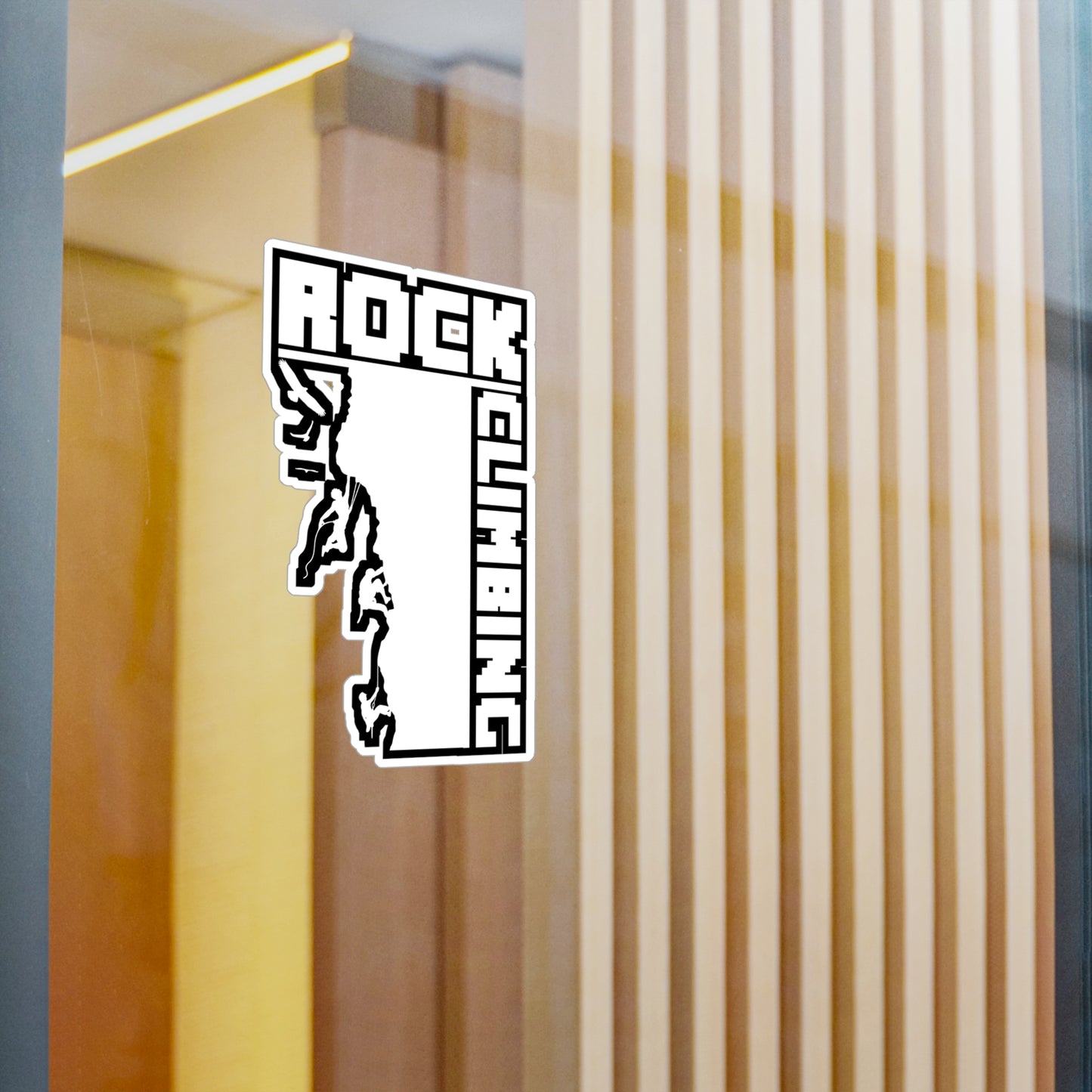 Rock Climbing - Climbing Sticker for Laptop Sticker. Water Bottle Sticker, Vinyl Bouldering Decal - Climbing Gift