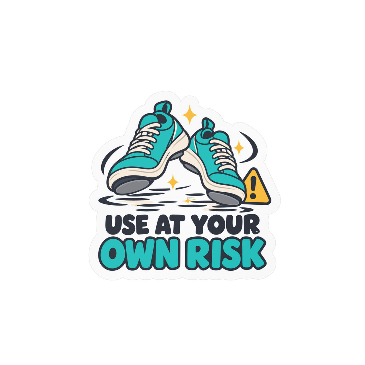 Line Dance Sticker – Use at Your Own Risk, Country-Life Dancer Design, Western Decals for Laptop and Water Bottle