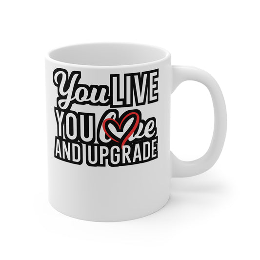 You Live You Learn and You Upgrade - Divorce Mug for Coffee 11oz. Divorce Cup, White ceramic, Separation Mug, Alimony Tea Cup - Divorce Gift