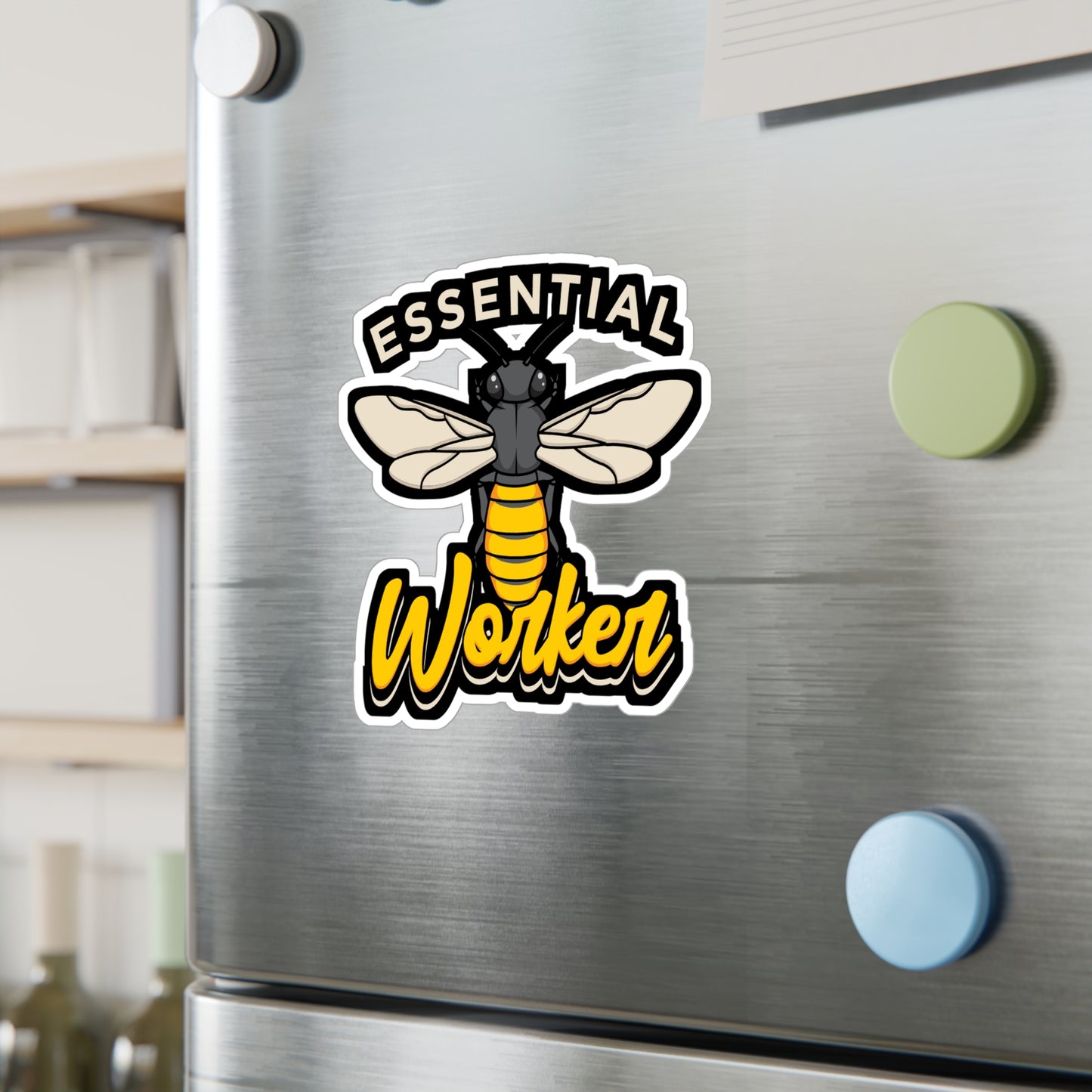 Essential Worker Beekeeping Beekeeper - Beekeeping Sticker for Laptop Sticker. Water Bottle Sticker, Vinyl Brood Decal - Beekeeping Gift