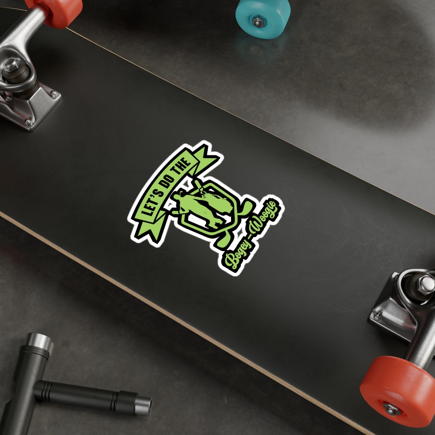Bogey Woogie - Golf Sticker for Car Window Laptop Sticker. Water Bottle Sticker, Vinyl Golfing Decal, Golfer Sticker - Golf Gift