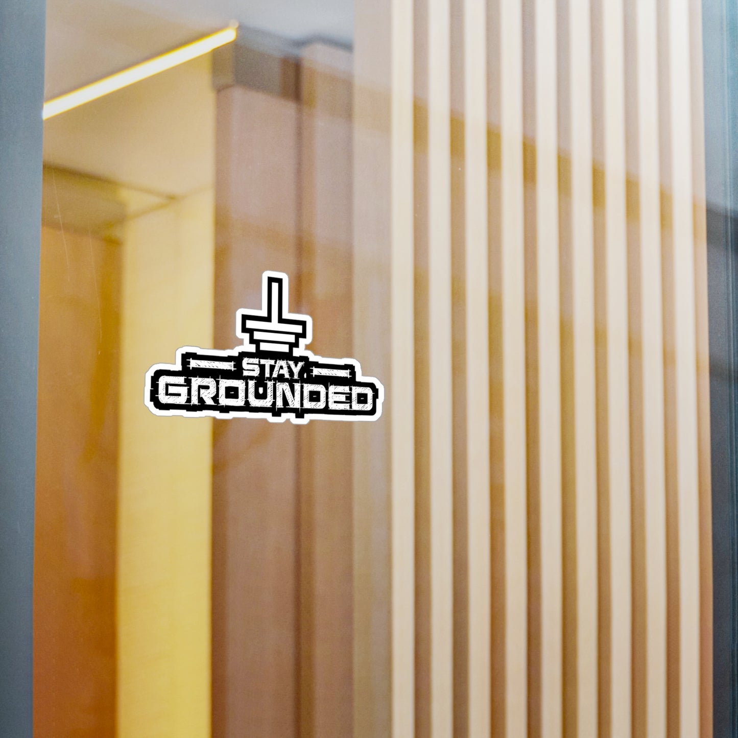 Stay Grounded - Electrician Sticker for Laptop Sticker. Water Bottle Sticker, Vinyl Wiring Decal - Electrician Gift
