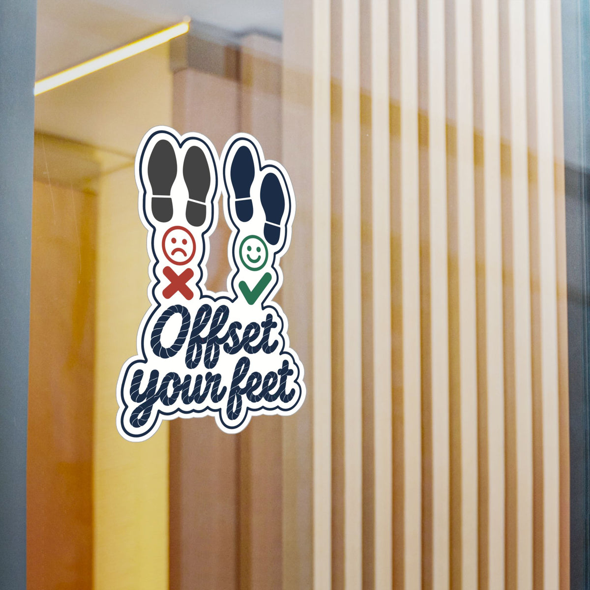 Line Dance Sticker – Offset Your Feet Design for Country-Life Fans, Western Dancer Decals for Laptop or Water Bottle