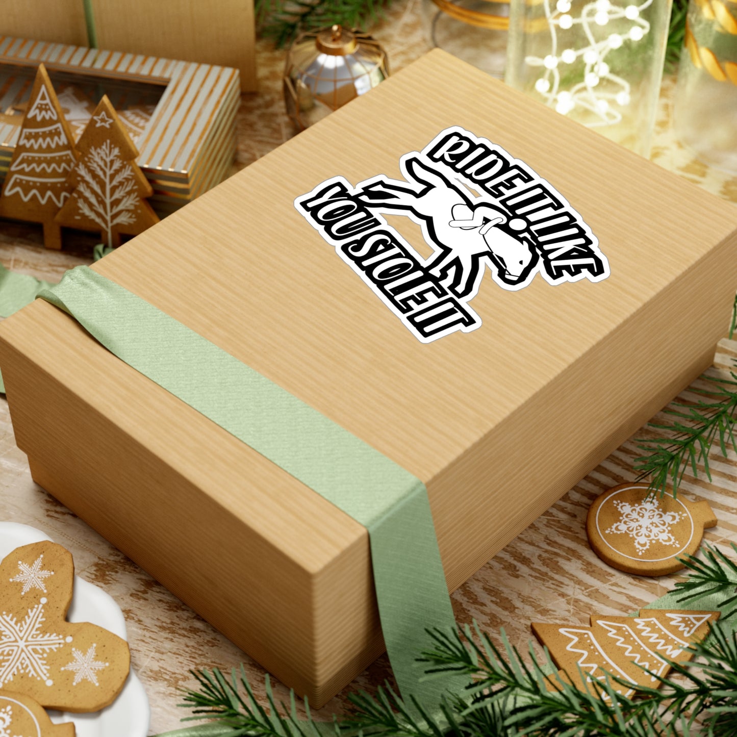 Ride It Like You Stole It - Horse Sticker for Wall, Laptop, Window, Truck, Car Horse Gift Vinyl Barn Decal Sticker