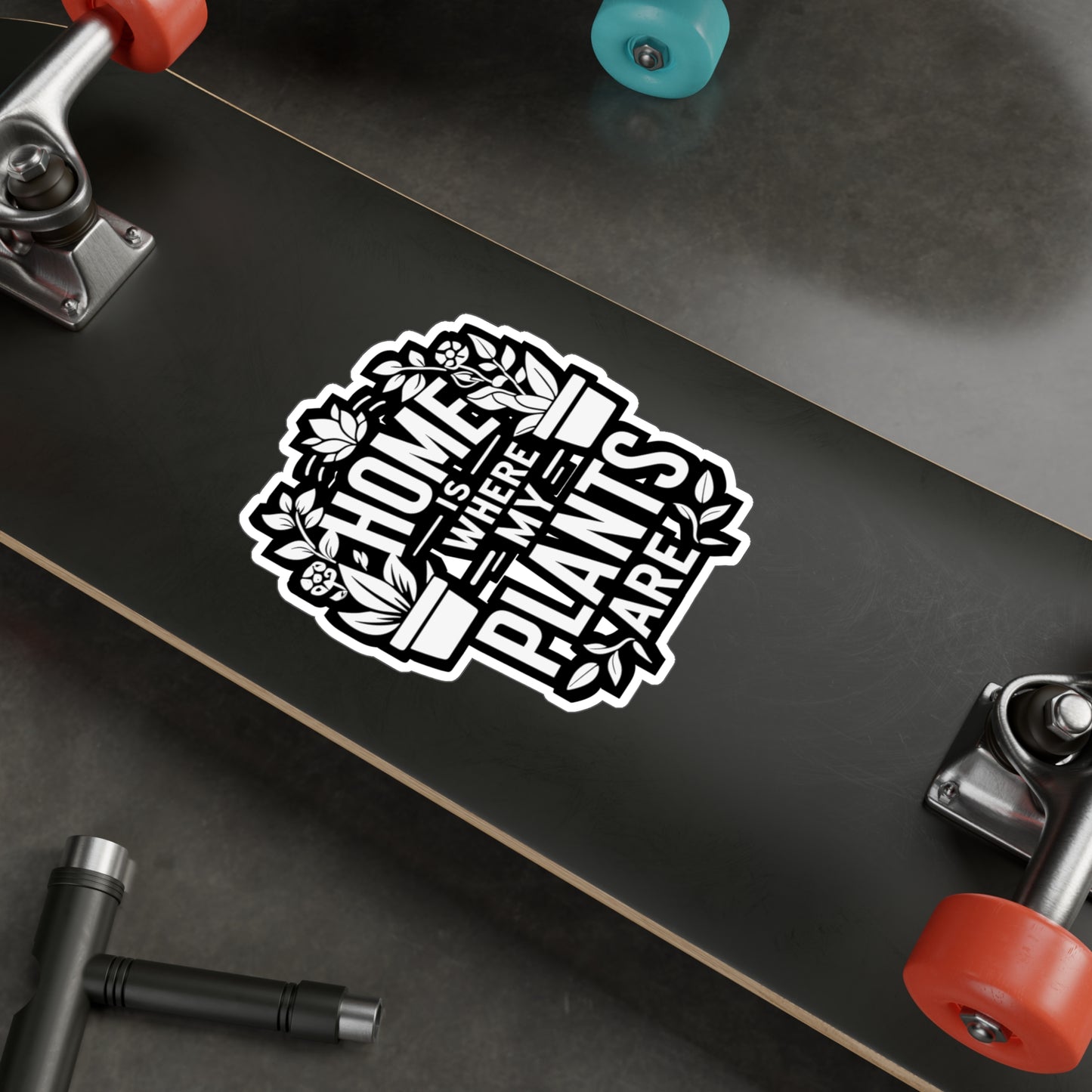 Home Is Where My Plants Are - Gardening Sticker for Laptop Sticker. Water Bottle Sticker, Vinyl Landscaper Decal - Gardening Gift