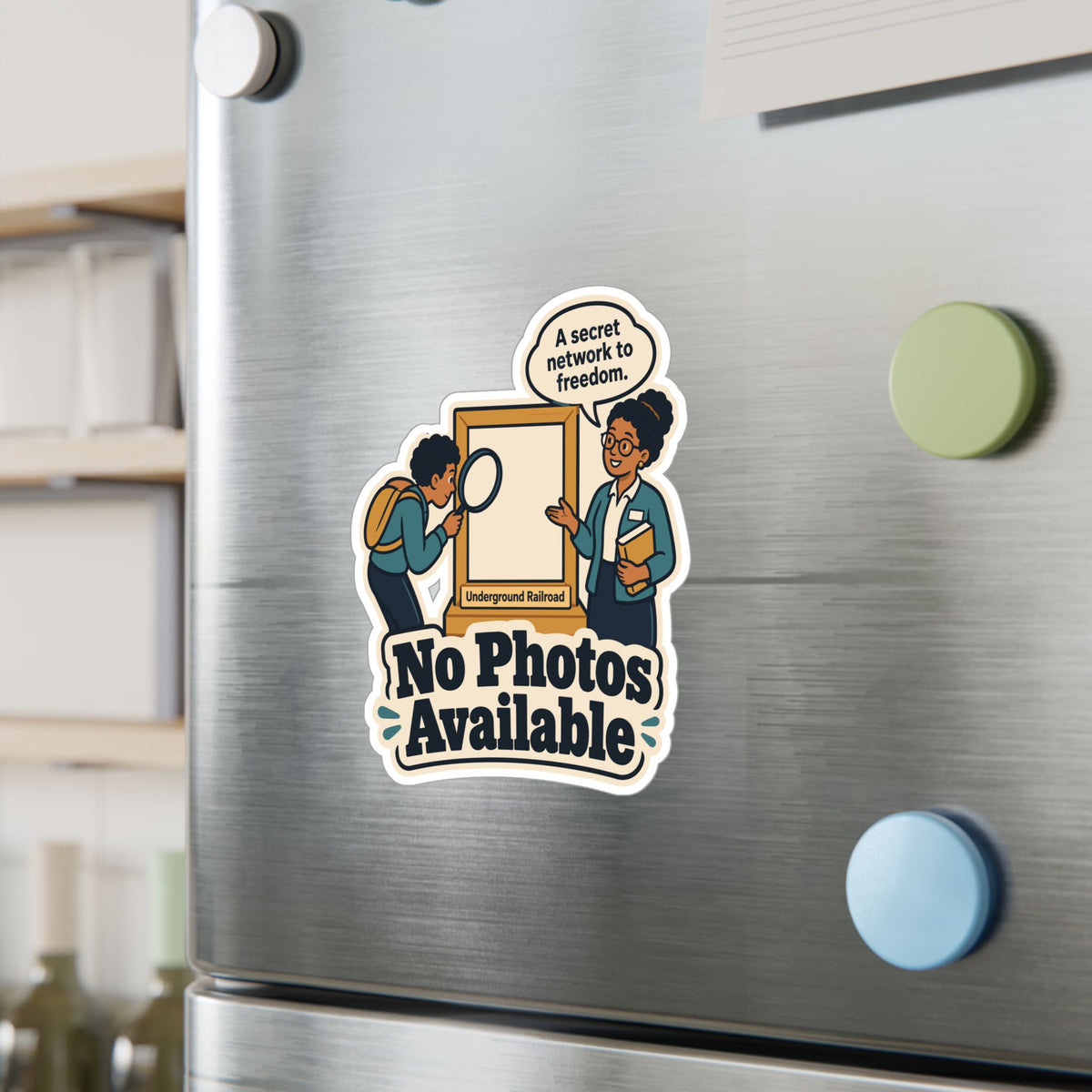 Librarian Sticker - No Photos Available Design, Fabulous Magical Unicorn Decals for Laptop and Water Bottle