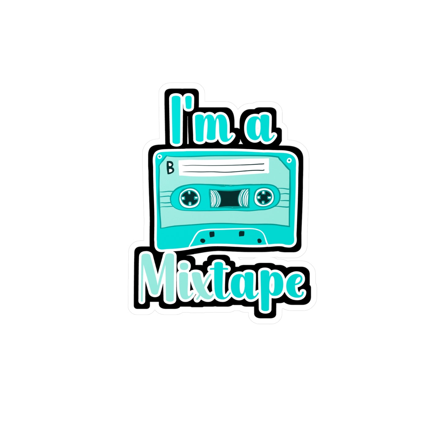 I'm a Mixtape - Pride Sticker for Wall, Laptop, Window, Truck, Car Pride Gift Vinyl Lgbt Decal Sticker