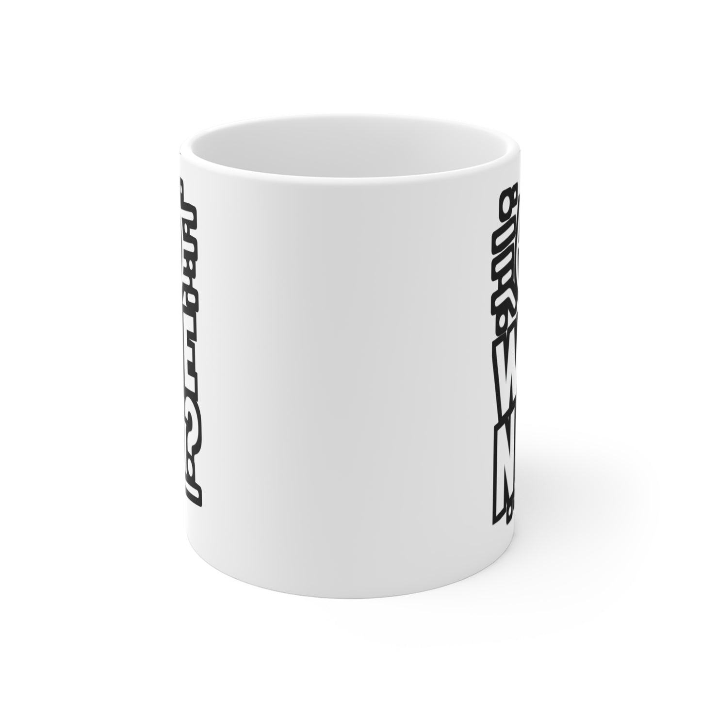 Wine not  - Drinking Mug for Coffee 11oz. Drinking Cup, White ceramic, Wine Mug, Alcohol Tea Cup - Drinking Gift