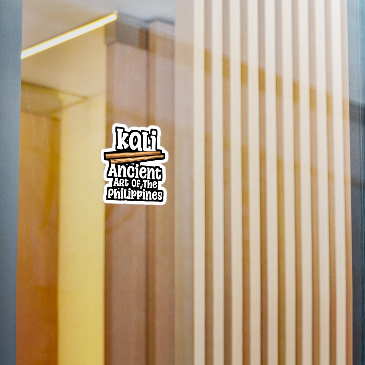 Kali Ancient Esrkima - Arnis Sticker for Car Window Laptop Sticker. Water Bottle Sticker, Vinyl Kali Decal, Eskrima Sticker - Arnis Gift