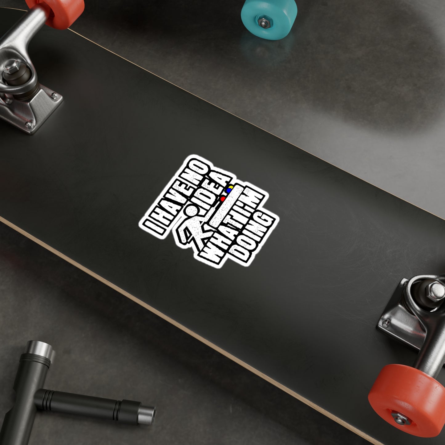 I Have No Idea What I'm Doing - Billiards Sticker for Laptop Sticker. Water Bottle Sticker, Vinyl Pool Decal - Billiards Gift