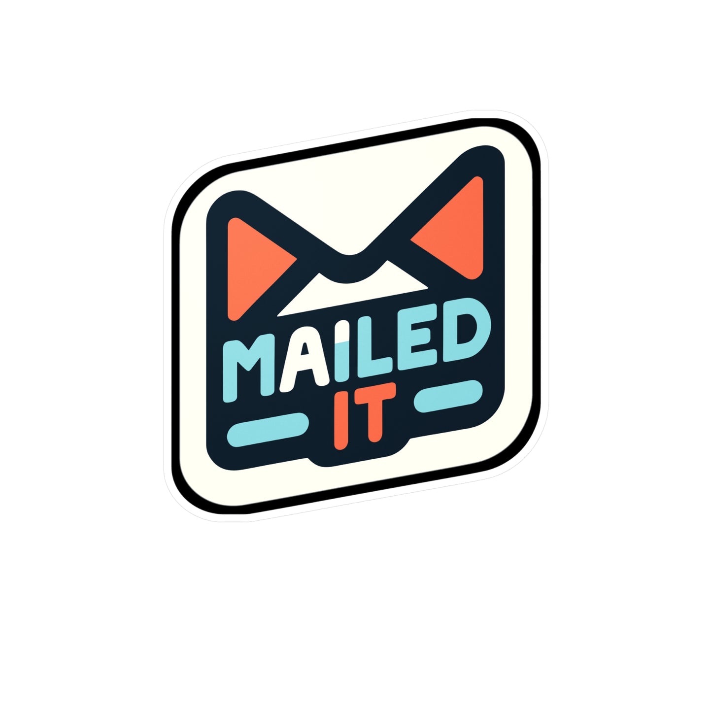 Mailed It - Postal worker Sticker for Laptop Sticker. Water Bottle Sticker, Vinyl Funny postal worker Decal - Postal worker Gift