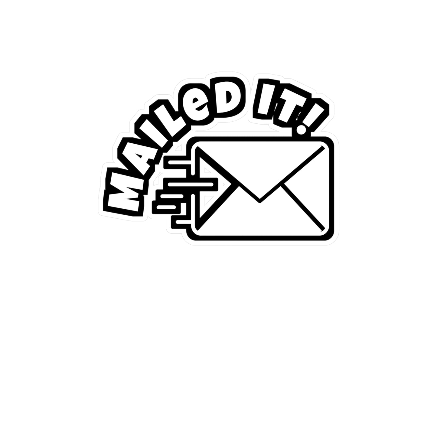 Mailed It | Postal worker Sticker | Funny postal worker Decals | Postman Laptop Sticker | Postal worker Gift | Funny postal worker Gift