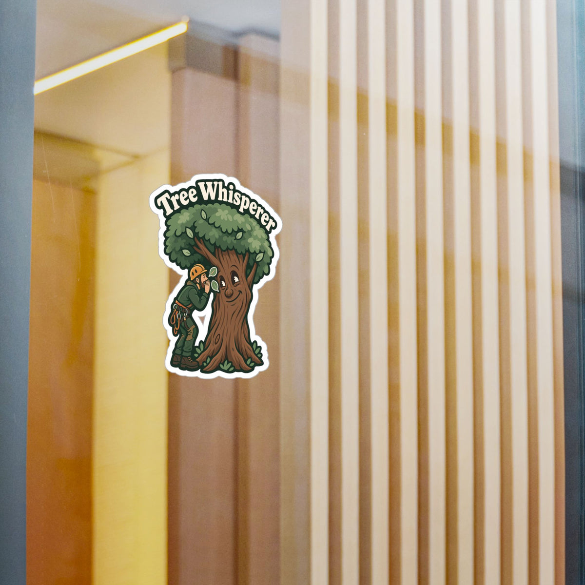 Tree Sticker - Tree Whisperer Design for the Outdoor Worker and Branch Manager, Laptop and Water Bottle Decals