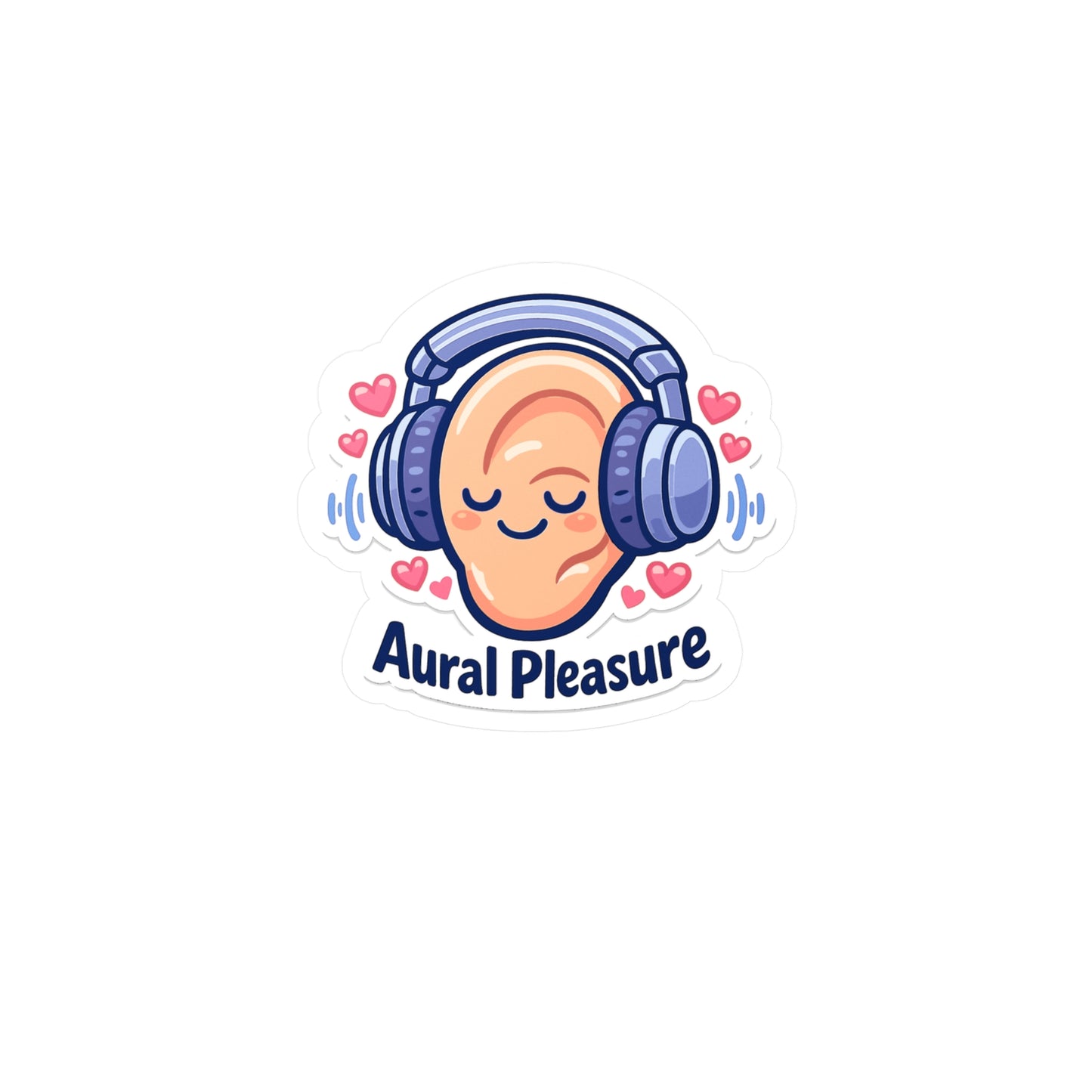 Audio Engineer Sticker Aural Pleasure Design, Waterproof Vinyl Decals for Laptop or Monitor by Sound Engineer Audio Technician