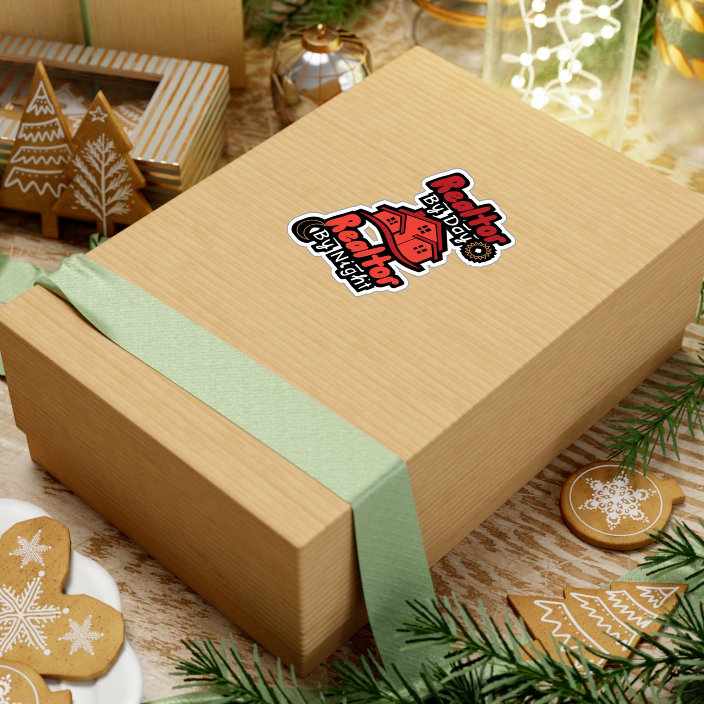 Realtor By Day Realtor By Night - Realtor Sticker for Wall, Laptop, Window, Truck, Car Realtor Gift Vinyl Real estate Decal Sticker