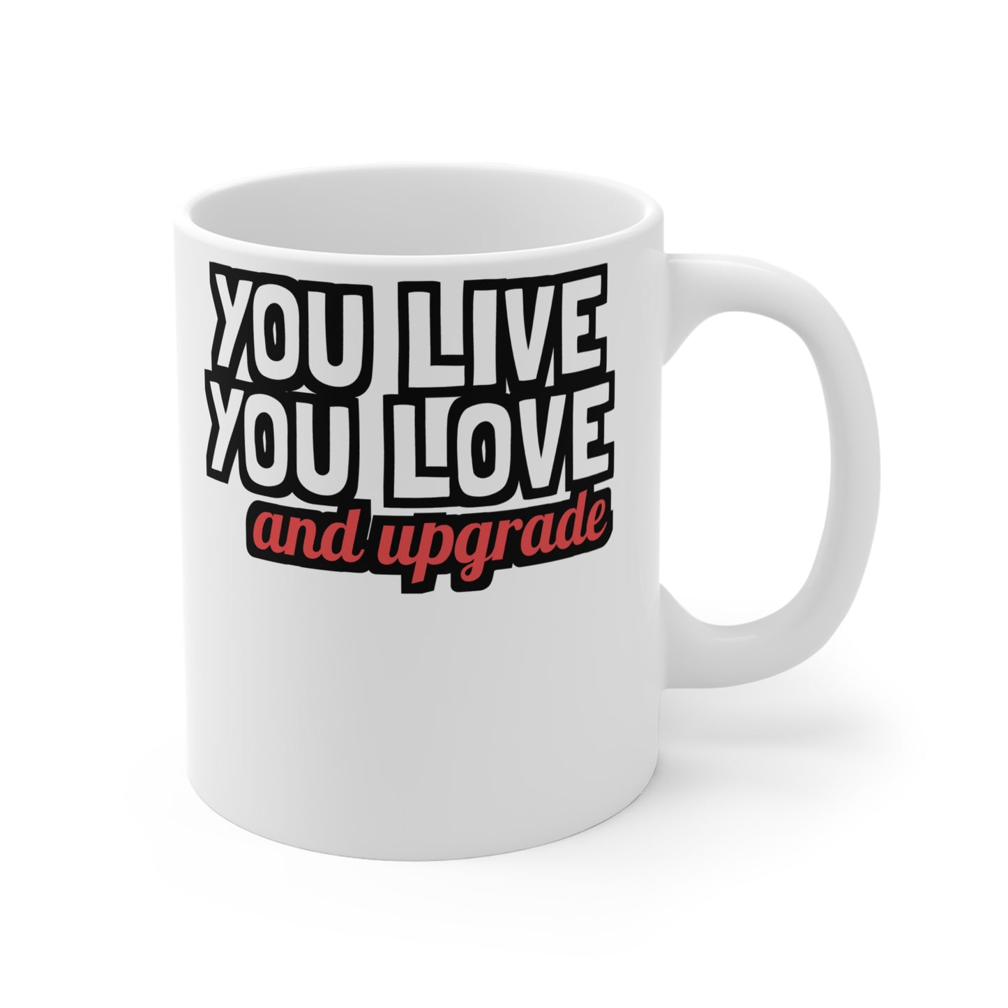 You Live You Learn and You Upgrade - Divorce Mug for Coffee 11oz. Divorce Tea Cup, White ceramic, Separation Mug, Alimony Tea Cup - Divorce Gift